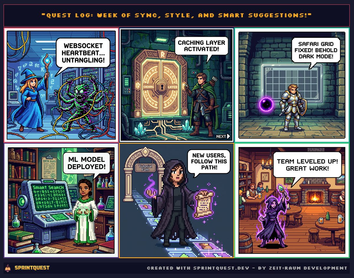 Quest Log: Week of Sync, Style, and Smart Suggestions!